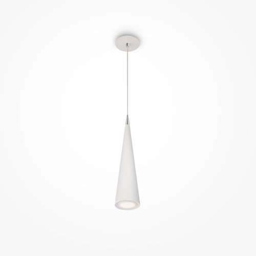 Светильник подвесной Nevill P318-PL-01-W Maytoni белый на 1 лампу, основание белое в стиле современный трубочки фото 4 Светильник подвесной Nevill P318-PL-01-W Maytoni белый на 1 лампу, основание белое в стиле современный трубочки фото 4