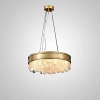 Люстра подвесная VERONA A L6 193706-23 ImperiumLoft прозрачная на 6 ламп, основание латунь в стиле современный 