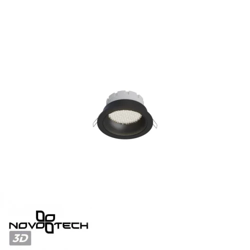 Светильник точечный Gemini 371004 Novotech чёрный на 1 лампу, основание чёрное в стиле современный хай-тек круглый фото 6 Светильник точечный Gemini 371004 Novotech чёрный на 1 лампу, основание чёрное в стиле современный хай-тек круглый фото 6