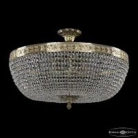 Люстра потолочная 19051/60IV G C1 Bohemia Ivele Crystal прозрачная на 10 ламп, основание золотое в стиле классический sp