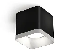 Светильник накладной Techno Spot XS XS7806001 Ambrella light чёрный 1 лампа, основание чёрное в стиле хай-тек современный квадратный