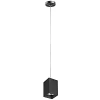 Светильник подвесной Rullo RP337 Lightstar чёрный 1 лампа, основание чёрное в стиле хай-тек 