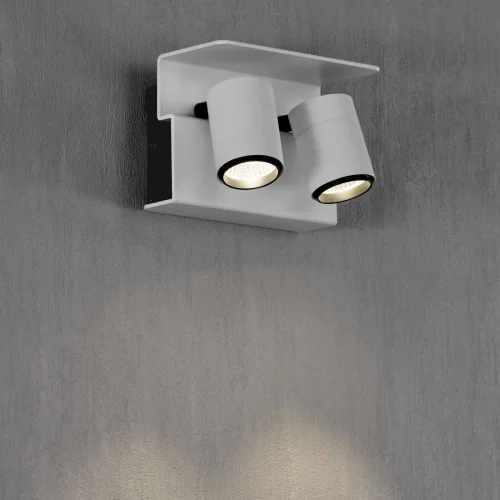 Спот с 2 лампами LED BORACAY 5719 Mantra белый LED в стиле современный минимализм хай-тек  фото 2