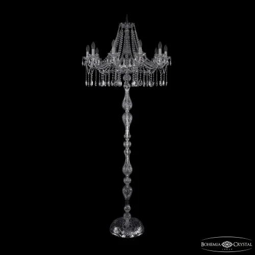 Торшер 1413T1/10/300-210 Ni Bohemia Ivele Crystal sp без плафона 10 ламп, основание никель в стиле классический
