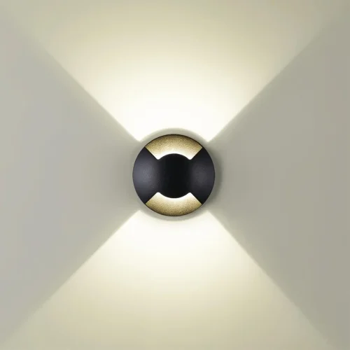 Встраиваемый светильник уличный LED Wald 6662/2GL3 Odeon Light уличный IP67 чёрный на 1 лампу, плафон чёрный в стиле минимализм LED фото 2