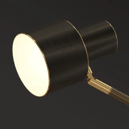 Настенный светильник INGDIS Black 208267-23 ImperiumLoft белый на 1 лампу, основание чёрное в стиле современный фото 4