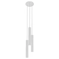 Светильник подвесной Eye 8916-NW Nowodvorski белая на 3 лампы, основание белое в стиле минимализм каскад трубочки