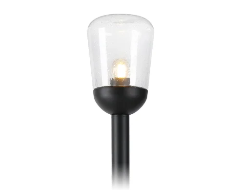 Парковый светильник ST2092 Ambrella light уличный IP54 чёрный 1 лампа, плафон прозрачный в стиле хай-тек современный E27 фото 4