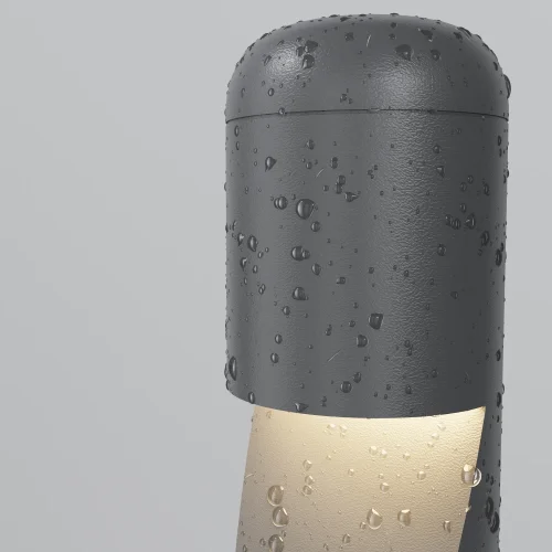 Парковый светильник LED Hagen O423FL-L5GF Maytoni уличный IP65 чёрный на 1 лампу, плафон чёрный в стиле современный хай-тек LED фото 13