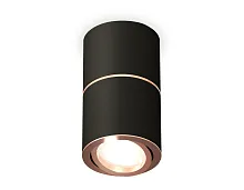 Светильник накладной Techno spot XS7402200 Ambrella light чёрный 1 лампа, основание чёрное в стиле хай-тек современный круглый