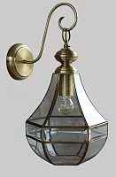 Бра Гера-1 CL444310 Citilux прозрачный 1 лампа, основание бронзовое в стиле кантри 