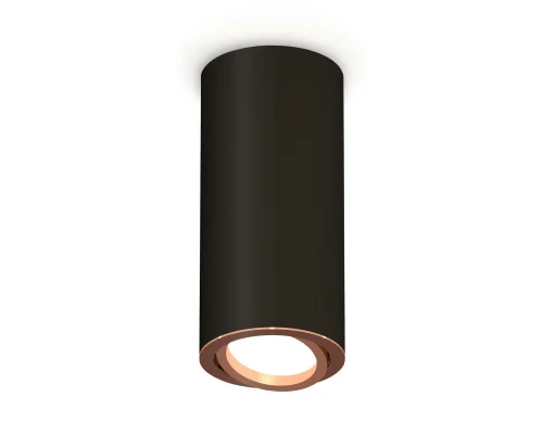 Светильник накладной XS7443005 Ambrella light чёрный 1 лампа, основание чёрное в стиле хай-тек современный круглый фото 4