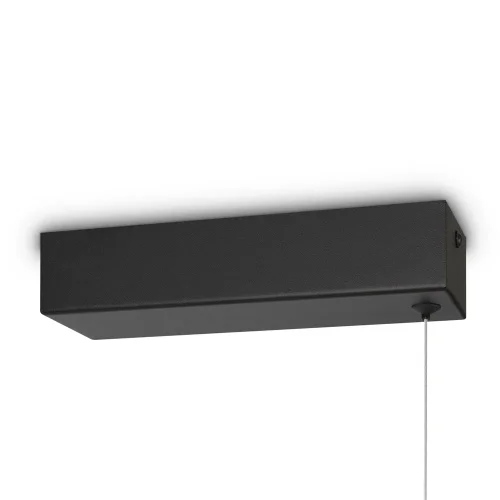 Светильник подвесной LED Halo MOD005PL-L48BK Maytoni чёрный 1 лампа, основание чёрное в стиле современный минимализм линейный фото 5