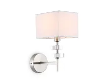 Бра LH71325 Ambrella light белый на 1 лампу, основание никель в стиле классический 