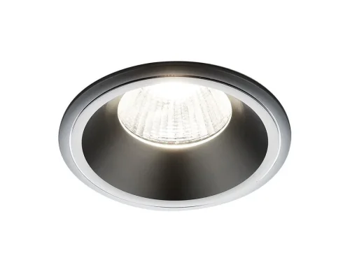 Светильник точечный A901 SL Ambrella light серебряный на 1 лампу, основание серебряное в стиле современный 