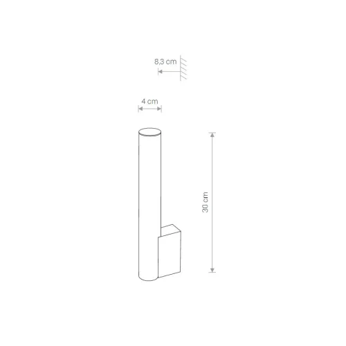 Бра ЛЕД Айс Туб Эс (Ice Tube Led S) 8121-NW Nowodvorski белый на 1 лампу, основание хром в стиле современный фото 4 Бра ЛЕД Айс Туб Эс (Ice Tube Led S) 8121-NW Nowodvorski белый на 1 лампу, основание хром в стиле современный фото 4