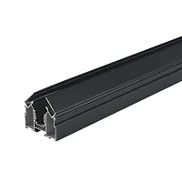 Шинопровод магнитный для монтажа в натяжной ПВХ потолок CLT 0.134 01 L3000 BL Crystal Lux чёрный в стиле современный для светильников серии Space шинопровод натяжной потолок