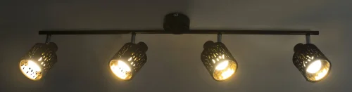 Спот с 4 лампами TROY 54121-4 Globo чёрный E14 в стиле современный  фото 3