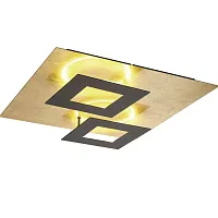 Светильник потолочный LED Dalia 8162 Mantra золотой 1 лампа, основание чёрное в стиле современный хай-тек 