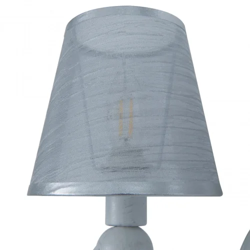 Бра AM347203 347203/2W WT+SL Arte Milano белый серебряный на 2 лампы, основание белое серебряное в стиле классический фото 6
