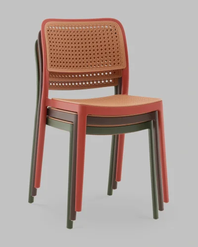 Стул Yona, пластиковый, коричневый УТ000040840 Stool Group, коричневый/пластик, ножки/металл/коричневый, размеры - *810**** фото 10