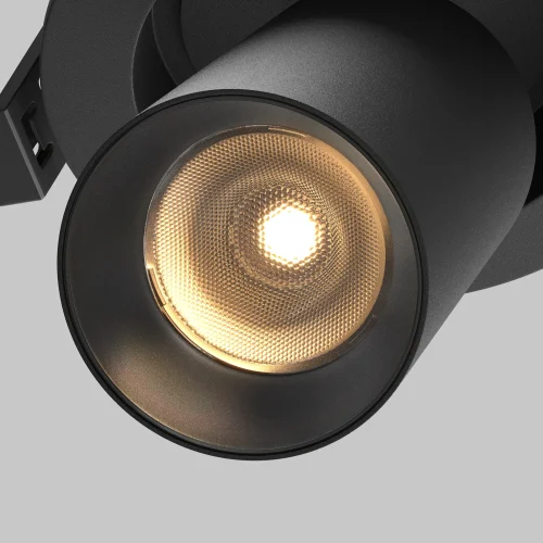 Светильник точечный LED Focus LED C071CL-7W2.7K-B Maytoni чёрный на 1 лампу, основание чёрное в стиле современный хай-тек трубочки круглый фото 4