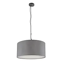 Светильник подвесной Coppa A4095SP-3GY Arte Lamp серый на 3 лампы, основание чёрное в стиле современный 