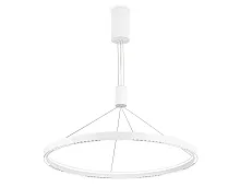 Светильник подвесной LED FL5855 Ambrella light белый 1 лампа, основание белое в стиле современный хай-тек кольца