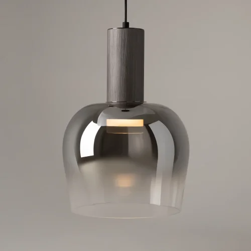 Светильник подвесной LED Smart Casual MOD414PL-L7B3K Maytoni серый чёрный на 1 лампу, основание чёрное в стиле современный фото 5