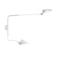 Бра Spruzzo SL305.501.02 ST-Luce белый на 2 лампы, основание белое в стиле лофт 