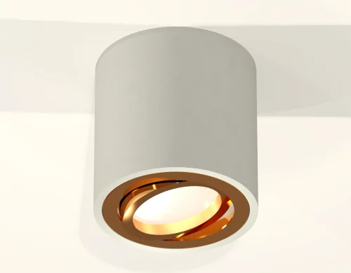 Светильник накладной Techno spot XS7533004 Ambrella light серый 1 лампа, основание серое в стиле хай-тек современный круглый фото 2