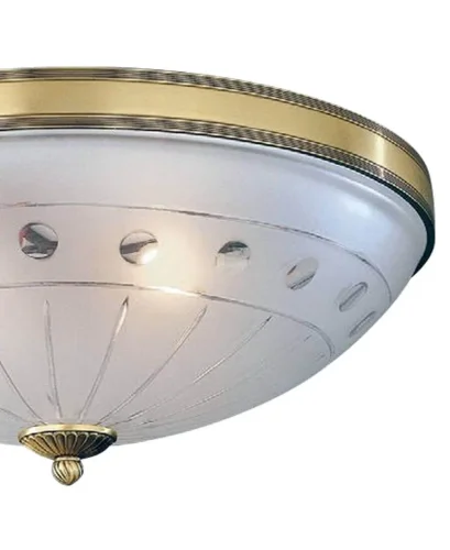 Люстра потолочная  PL 4650/4 Reccagni Angelo белая на 4 лампы, основание античное бронза в стиле классический  фото 2