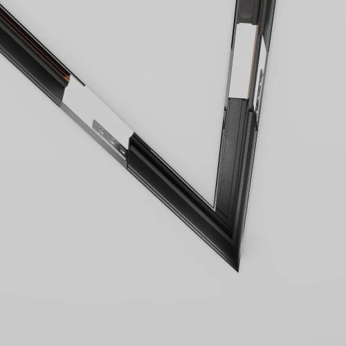 Угол-соединитель 45° Magnetic track system TRA034CLS-42B Maytoni чёрный в стиле хай-тек современный для светильников серии Magnetic track system Exility встраиваемый exility тонкая магнитная магнитный фото 5