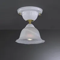 Светильник потолочный PL 9602/1 Reccagni Angelo белый 1 лампа, основание белое в стиле классический 