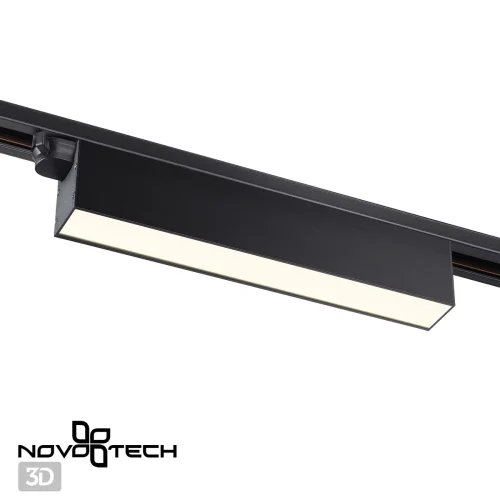 Трековый светильник однофазный Iter 358825 Novotech чёрный для шинопроводов серии Iter фото 4