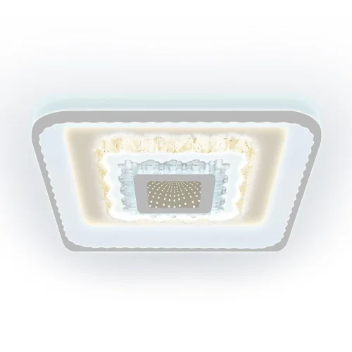 Светильник потолочный LED с пультом Crystal 52366 6 Ritter белый 1 лампа, основание белое в стиле современный с пультом квадраты