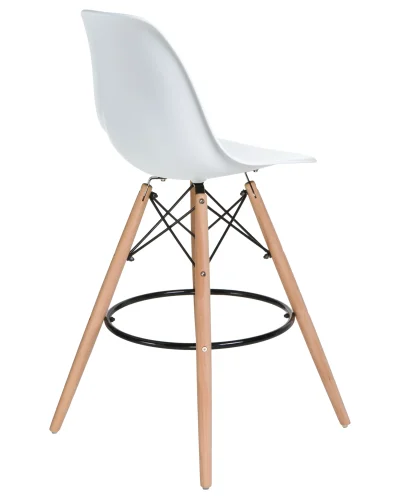 Набор 2 шт Стул барный DOBRIN DSW BAR (ножки светлый бук, цвет сиденья белый (W-02)) цвет сиденья белый (W-02), цвет основания светлый бук Dobrin, /, ножки/дерево/, размеры - *1080**** фото 6 Набор 2 шт Стул барный DOBRIN DSW BAR (ножки светлый бук, цвет сиденья белый (W-02)) цвет сиденья белый (W-02), цвет основания светлый бук Dobrin, /, ножки/дерево/, размеры - *1080**** фото 6