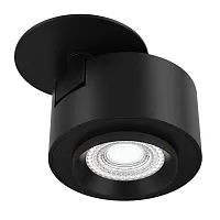 Светильник точечный Treo C063CL-L12B4K Maytoni чёрный 1 лампа, основание чёрное в стиле модерн 