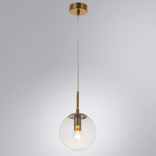 Светильник подвесной Volare A1915SP-1AB Arte Lamp прозрачный 1 лампа, основание античное бронза в стиле современный  фото 2