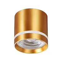 Светильник накладной LED Arum 358494 Novotech золотой 1 лампа, основание золотое в стиле хай-тек круглый