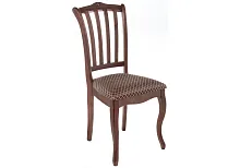 Деревянный стул Виньетта коричневый 371204 Woodville, коричневый/ткань, ножки/массив березы дерево/коричневый, размеры - ****440*500