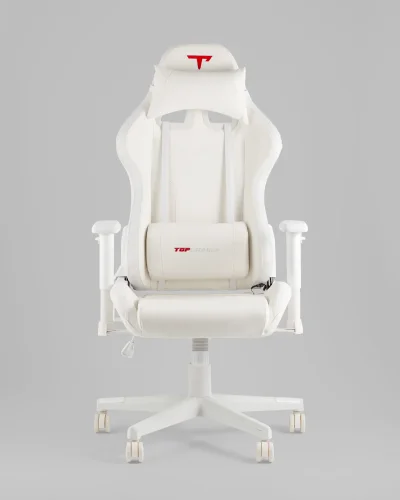 Кресло спортивное TopChairs GMM-080, белый УТ000039640 Stool Group, белый/экокожа, ножки/полимер/белый, размеры - *1330***740*680 фото 6