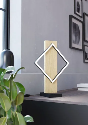 Настольная лампа LED Boyal 901932 Eglo чёрная на 1 лампу, основание бежевое чёрное дерево металл в стиле современный фото 2 Настольная лампа LED Boyal 901932 Eglo чёрная на 1 лампу, основание бежевое чёрное дерево металл в стиле современный фото 2