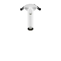 Светильник точечный LED Focus T C141RS-L125-6W4K-W Maytoni белый на 1 лампу, основание белое в стиле современный хай-тек трубочки