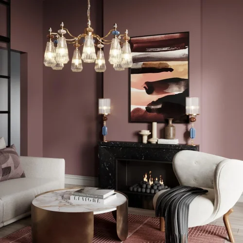 Настольная лампа Terra 5414/1T Odeon Light прозрачная на 1 лампу, основание античное бронза керамика металл в стиле классический современный фото 3