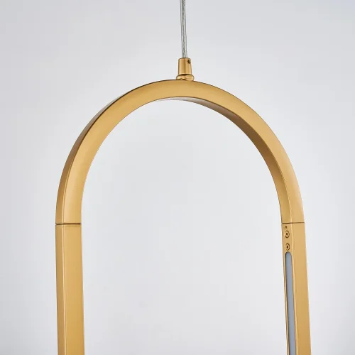 Светильник подвесной LED Castled 4008-2P Favourite золотой 2 лампы, основание золотое в стиле современный  фото 5