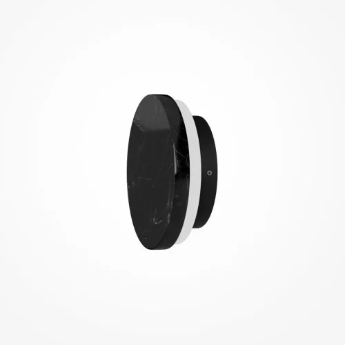 Бра LED Basic Texture MOD461WL-L5BK Maytoni чёрный на 1 лампу, основание чёрное в стиле современный отражённый свет фото 8