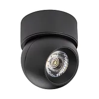 Светильник накладной LED Intero i07207 Lightstar чёрный 1 лампа, основание чёрное в стиле хай-тек современный круглый