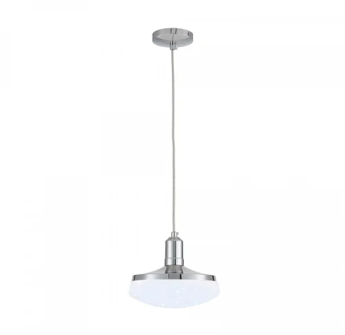 Светильник подвесной LED Тамбо CL716111Nz Citilux белый 1 лампа, основание хром в стиле современный 