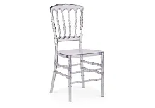 Пластиковый стул Chiavari 1 clear white 15588 Woodville, /, ножки/пластик/прозрачный, размеры - ****400*450